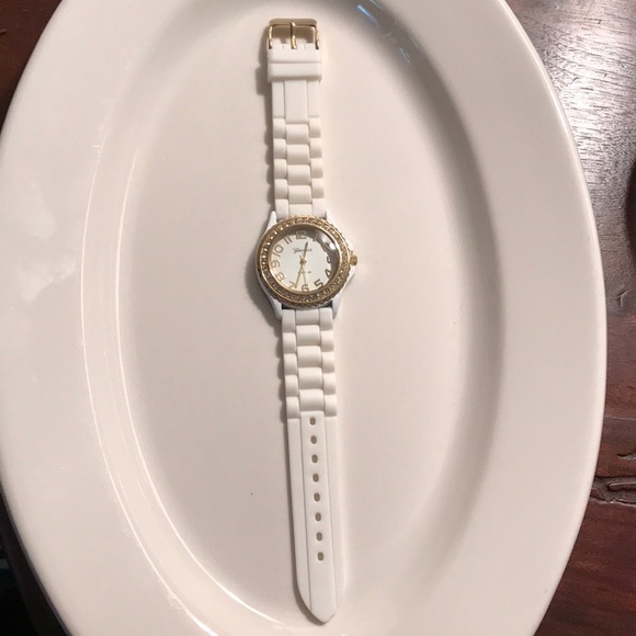 White Rhinestone Watch - Picture 2 of 3